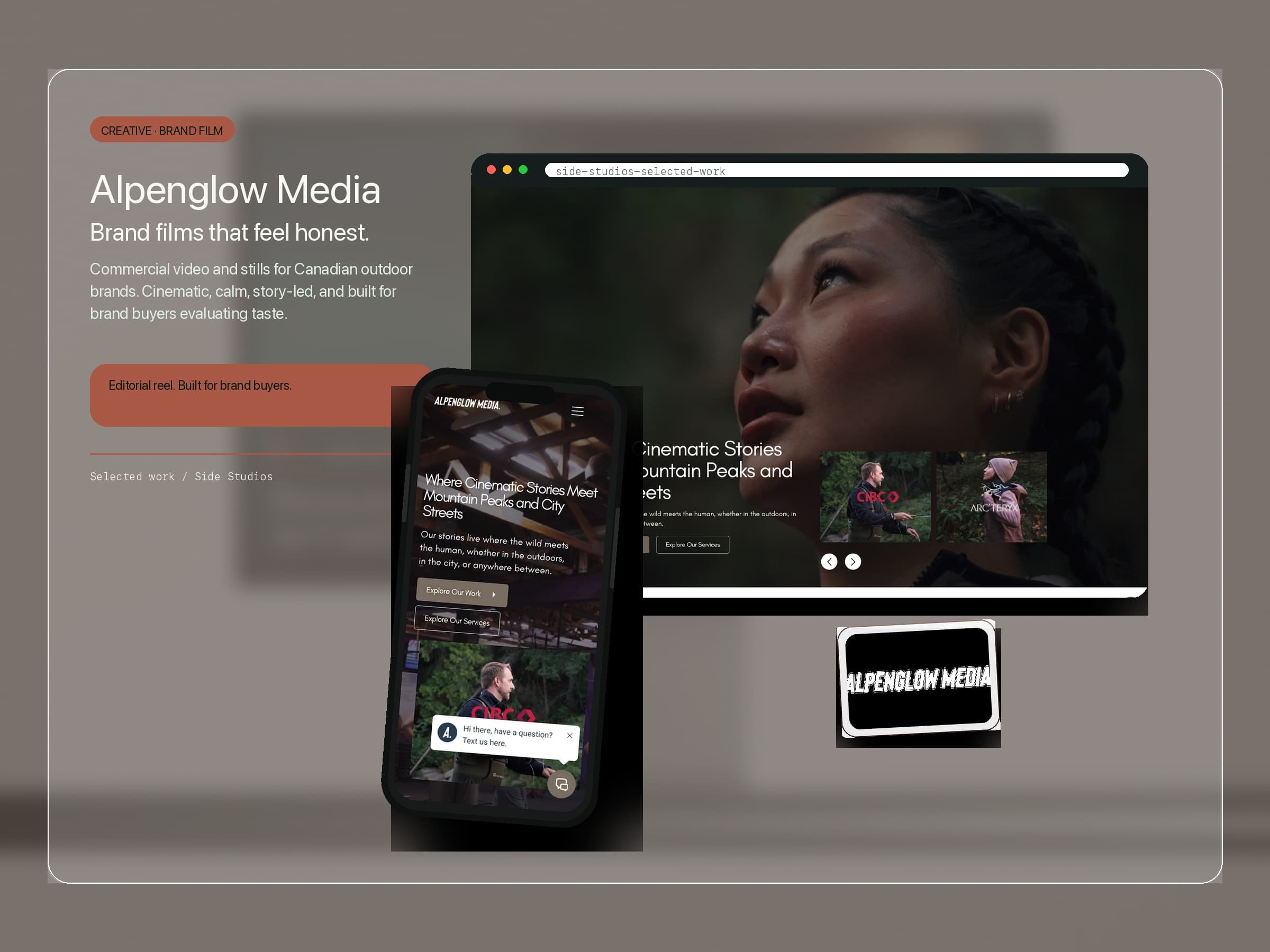 Alpenglow Media website case study cover