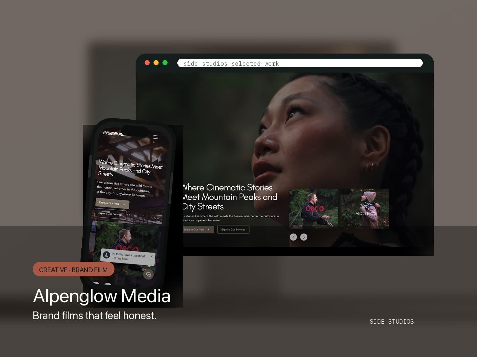 Alpenglow Media website preview