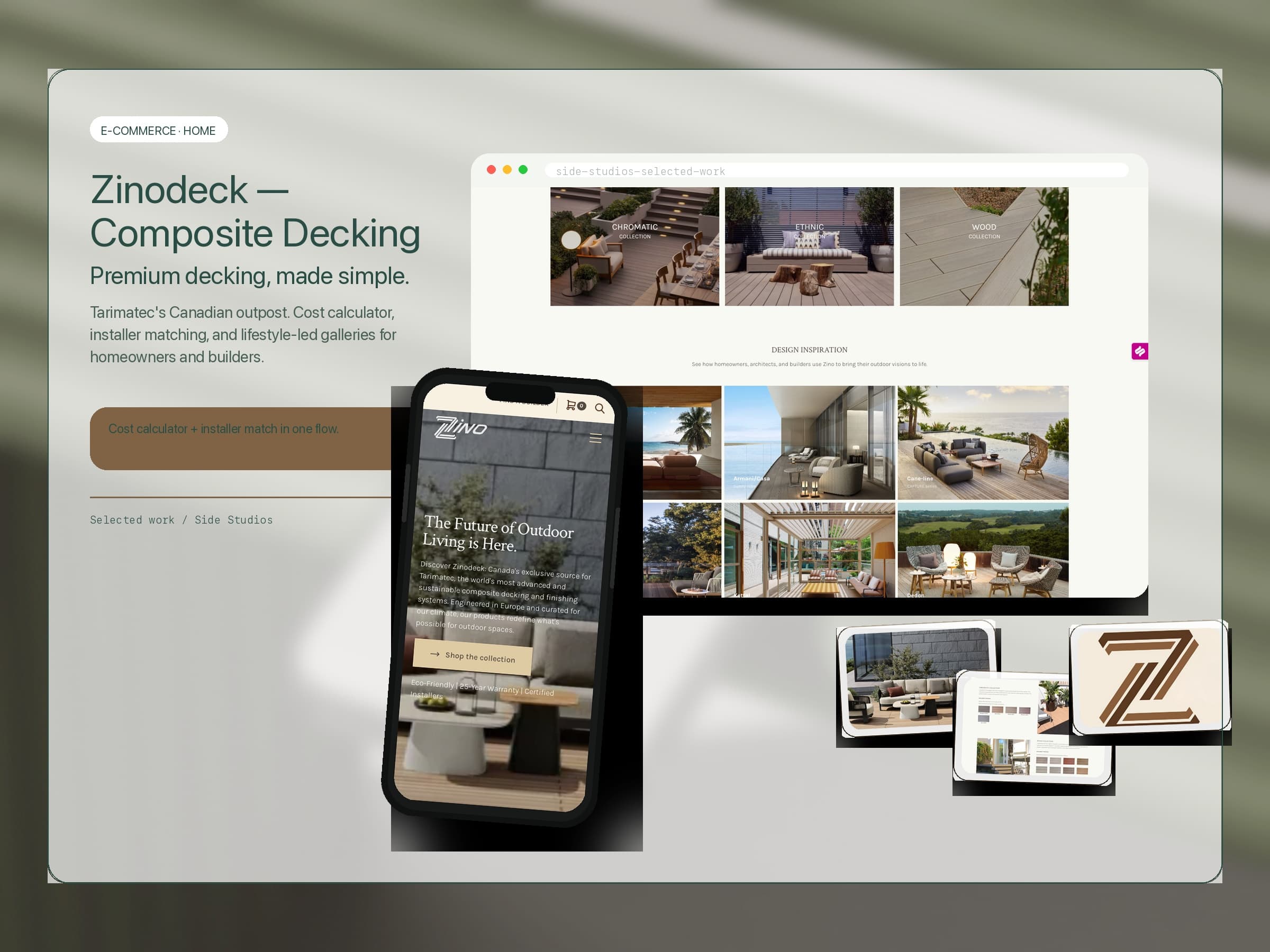 Zinodeck - Composite Decking website case study cover