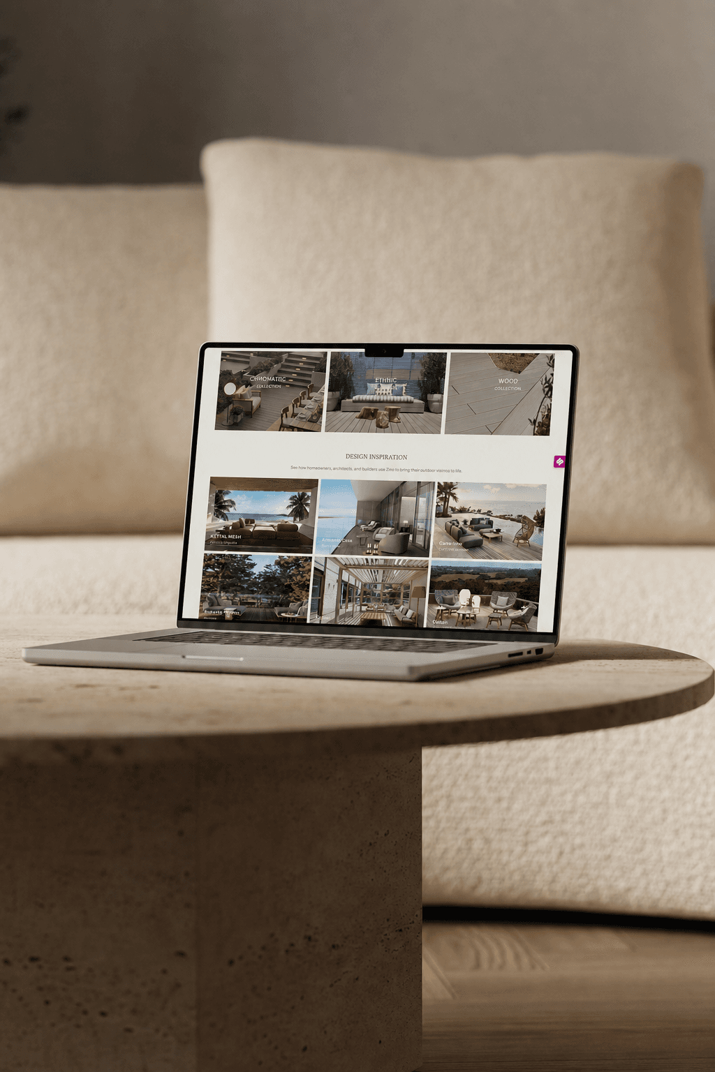 Zinodeck - Composite Decking website preview