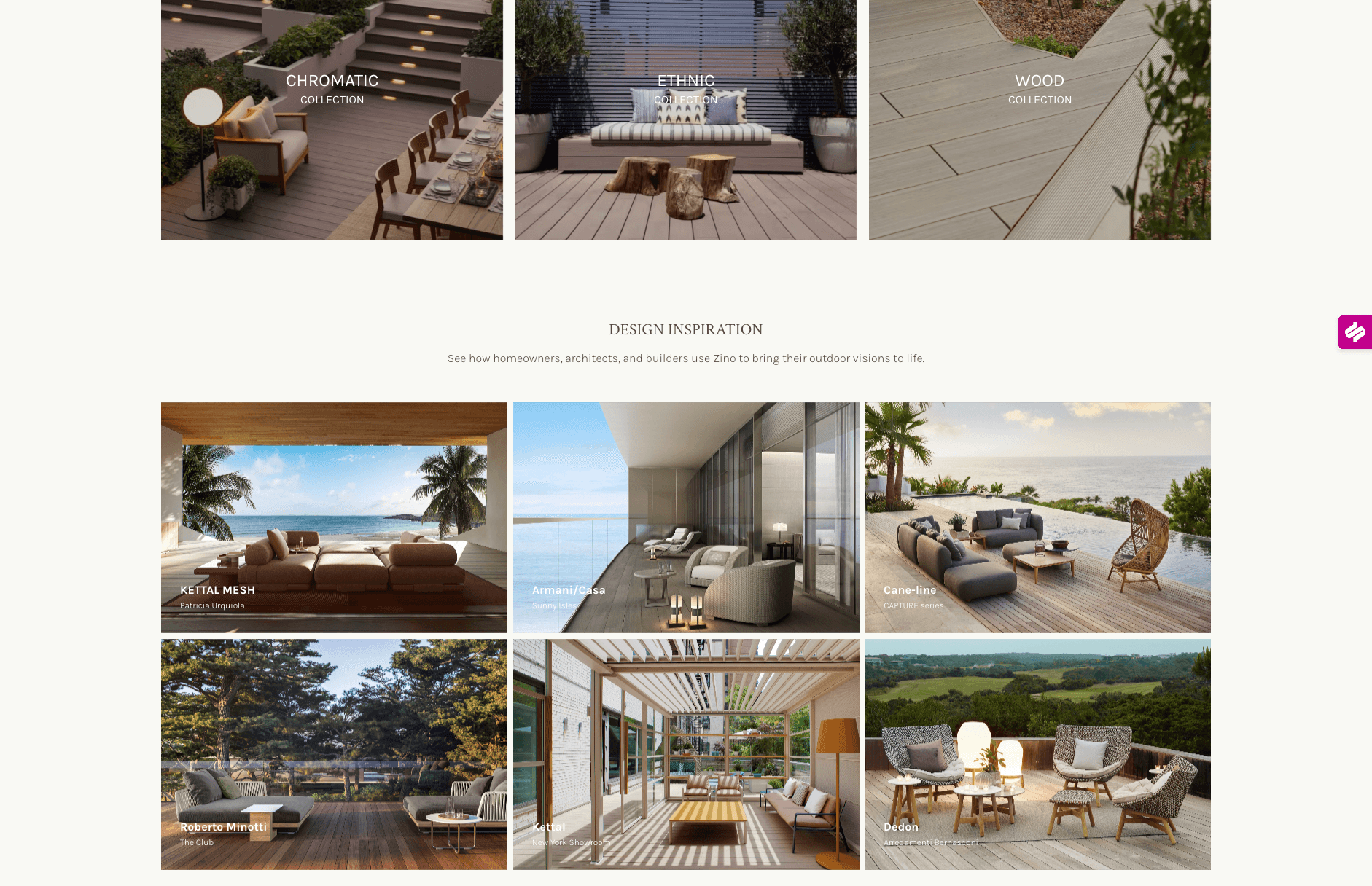 Zinodeck - Composite Decking mobile website preview