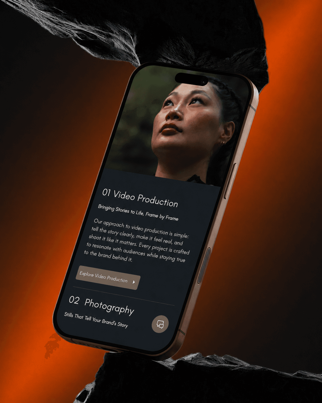 Alpenglow Media mobile website preview